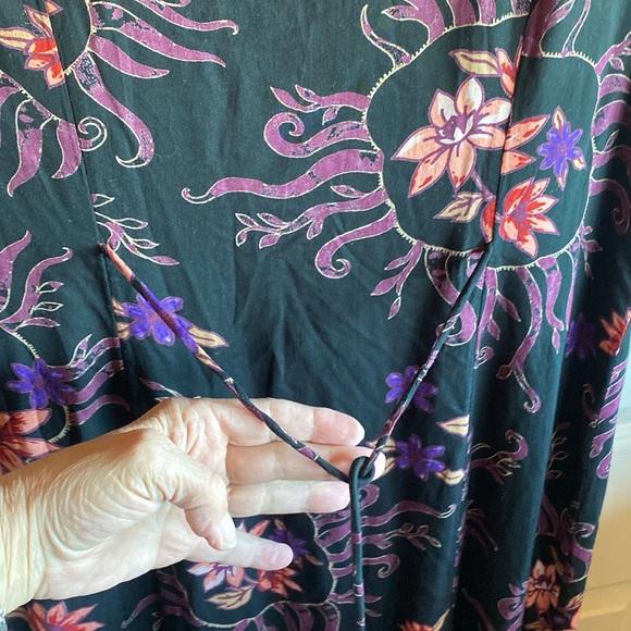 Free People Rosemary NWT Lined Button Down Floral Print Maxi Dress Size Large - Picture 11 of 15